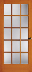 Facroy Direct Doors Int. French True 15 Lite Fir