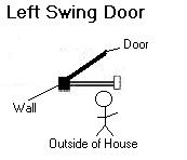 Facroy Direct Doors Left Swing Drawing
