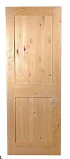 Facroy Direct Doors Knotty Hemlock Interior Two Panel Shaker