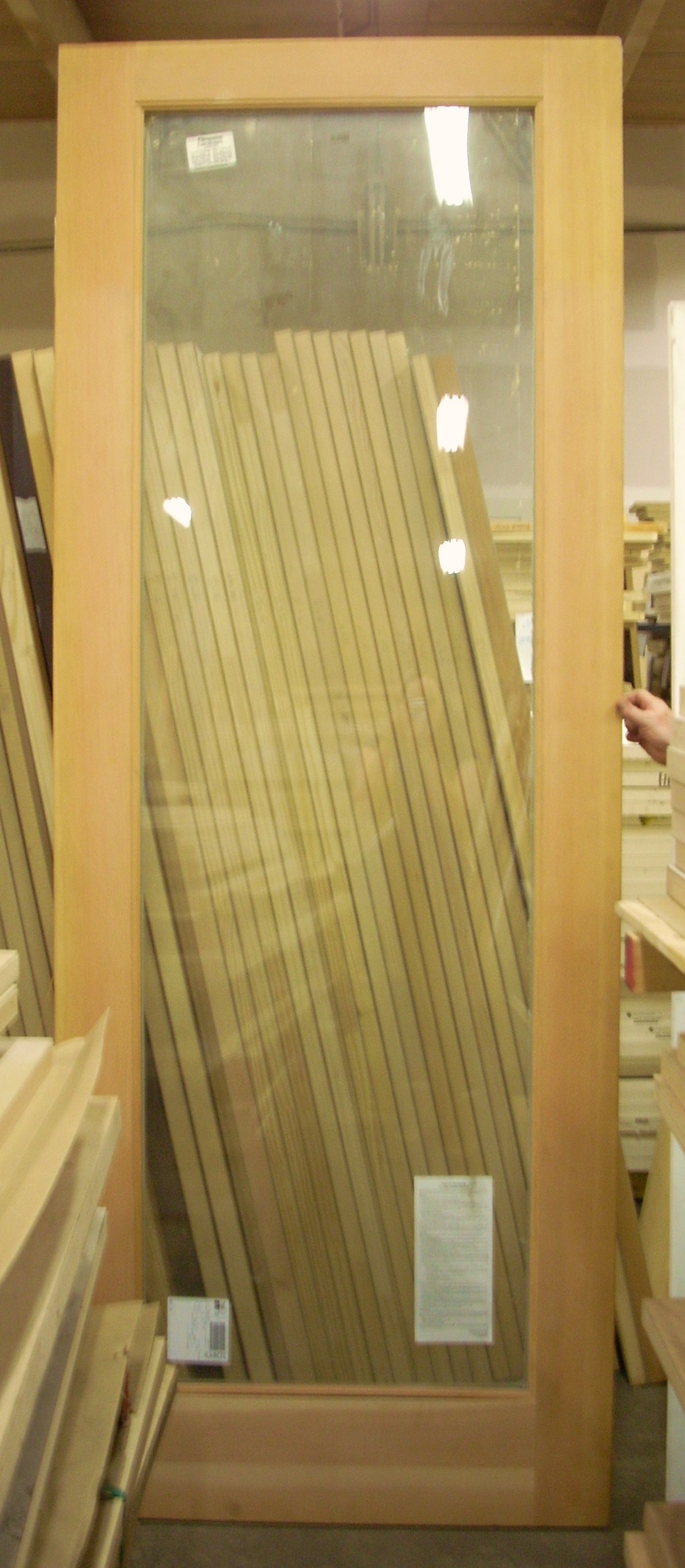Facroy Direct Doors OVERHEIGHT FIR ONE LITES - 8 FEET