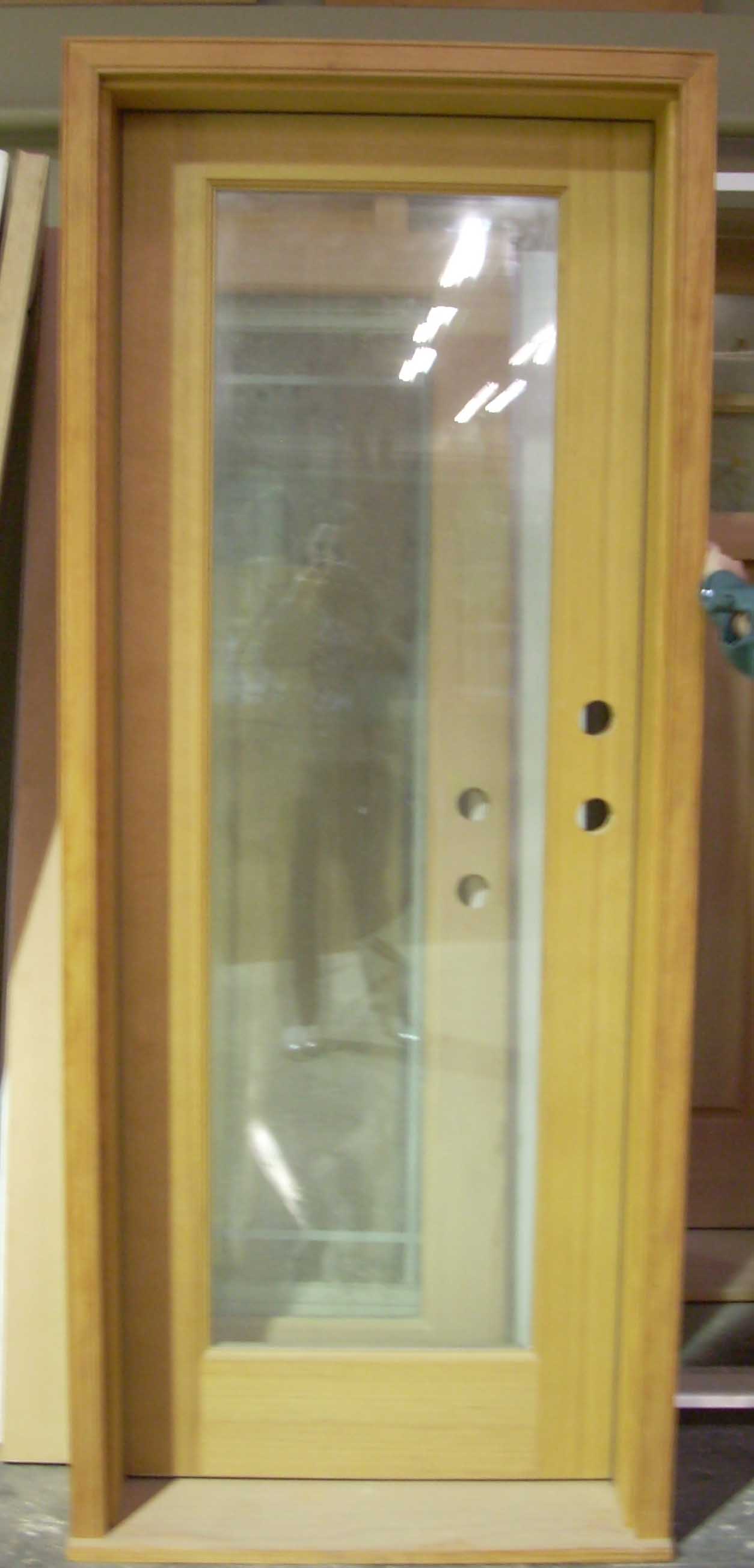 Facroy Direct Doors Fir Full One Lite Prehung