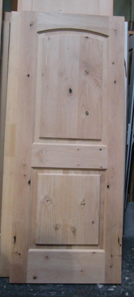 Facroy Direct Doors KNOTTY ALDER 1 3/4 2 PANEL V GROOVE