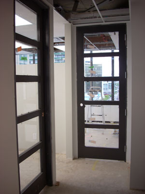 Facroy Direct Doors INTERIOR COMMERCIAL FIVE LITE SHAKER PAINT GRADE ion