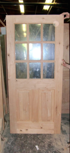 Facroy Direct Doors KNOTTY ALDER 2 PANEL RAISED PANEL OR CROSSBUCK