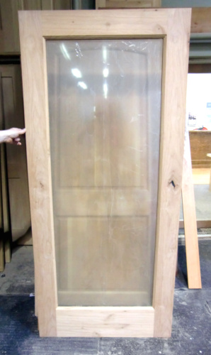 Facroy Direct Doors Knotty Alder 1-Lite French Door