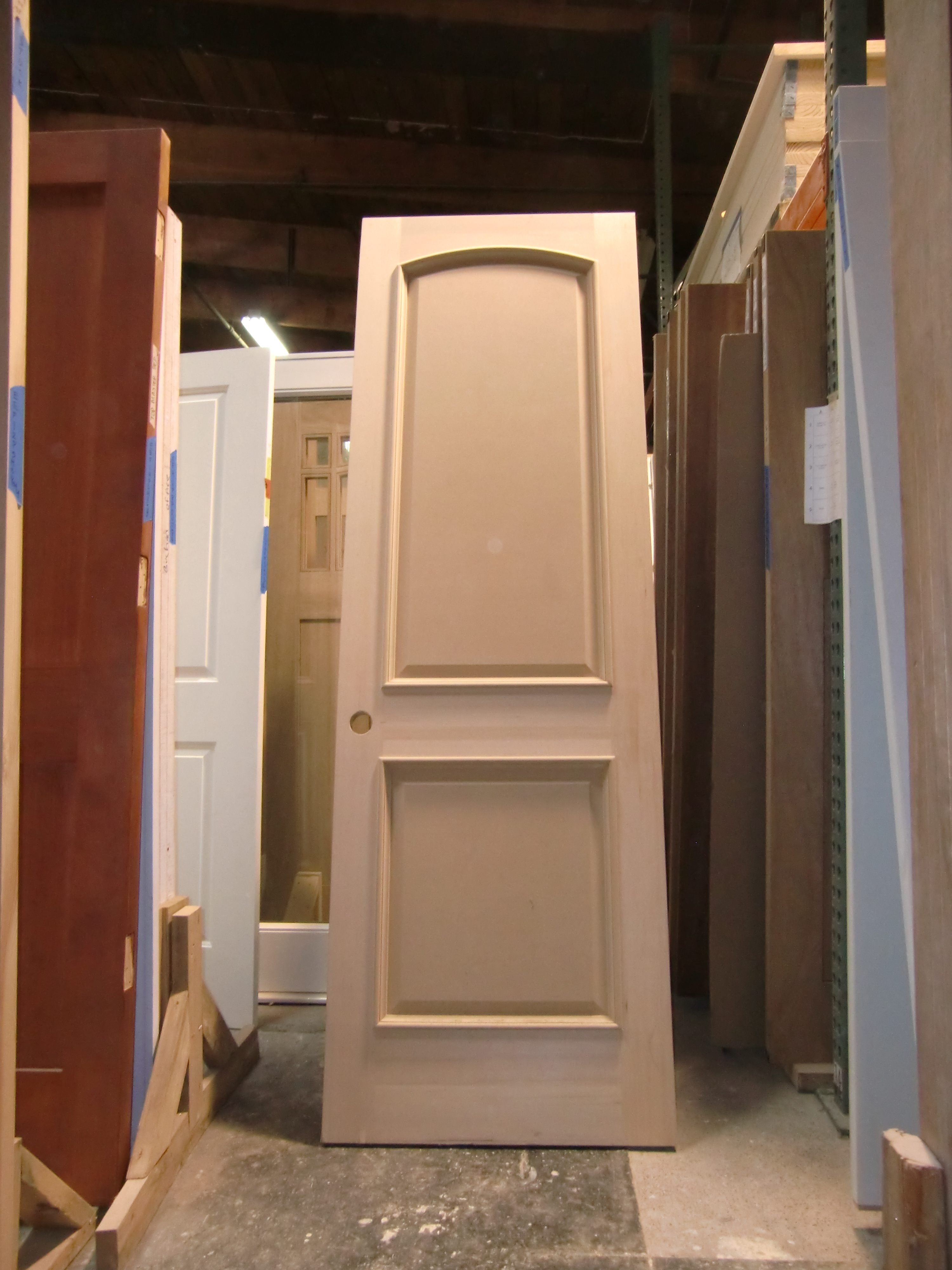 Facroy Direct Doors Exterior Solid Hemlock Raised Panel
