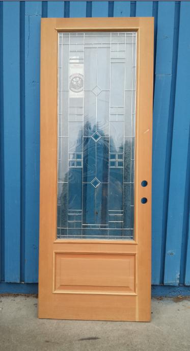 Facroy Direct Doors FIR EXTERIOR ONE PANEL WITH ZINC CAMING