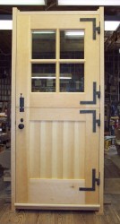 Facroy Direct Doors CRAFTSMAN FLAT PANEL 4 LITE OVOLO DUTCH