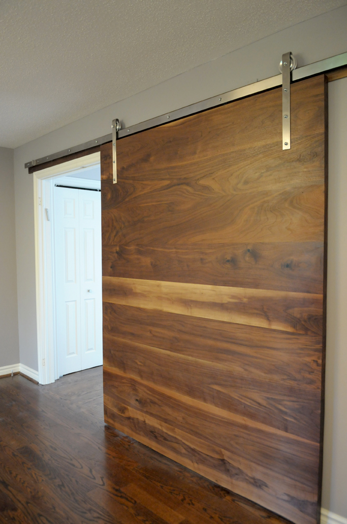 Facroy Direct Doors Barn Black Walnut Horizontal