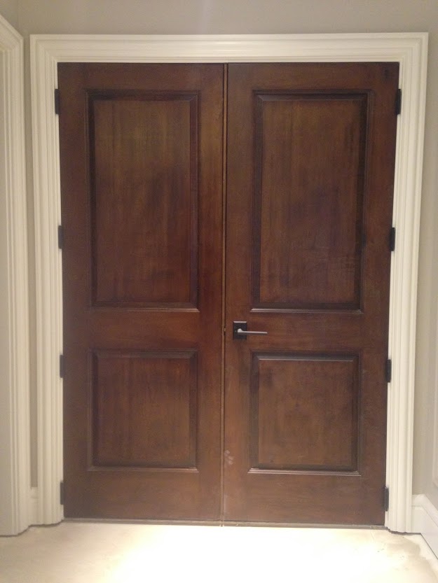 Facroy Direct Doors 2 PANEL RAISED PANEL FIR ANTIQUE FINISH