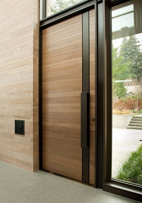 Facroy Direct Doors EXTERIOR ENGINEERED STRIP WOOD