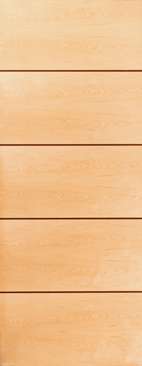 Facroy Direct Doors INTERIOR ENGINEERED MAPLE FLUSH RUN HORIZONTALLY AND GROOVEDComposition Maple/Sapele