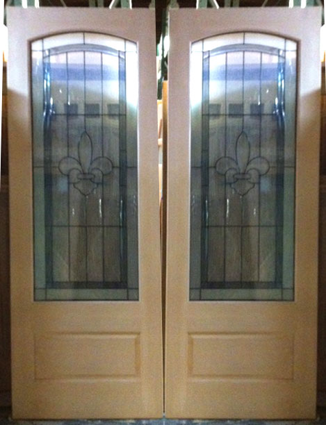 Facroy Direct Doors PAIR OF FLEUR DES LI 3