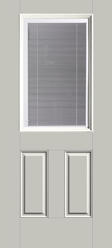 Facroy Direct Doors FIBERGLASS HALF LITE WITH MINI BLIND