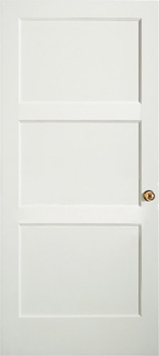 Facroy Direct Doors EXTERIOR 3 PANEL SHAKER PRIMED HEMLOCK