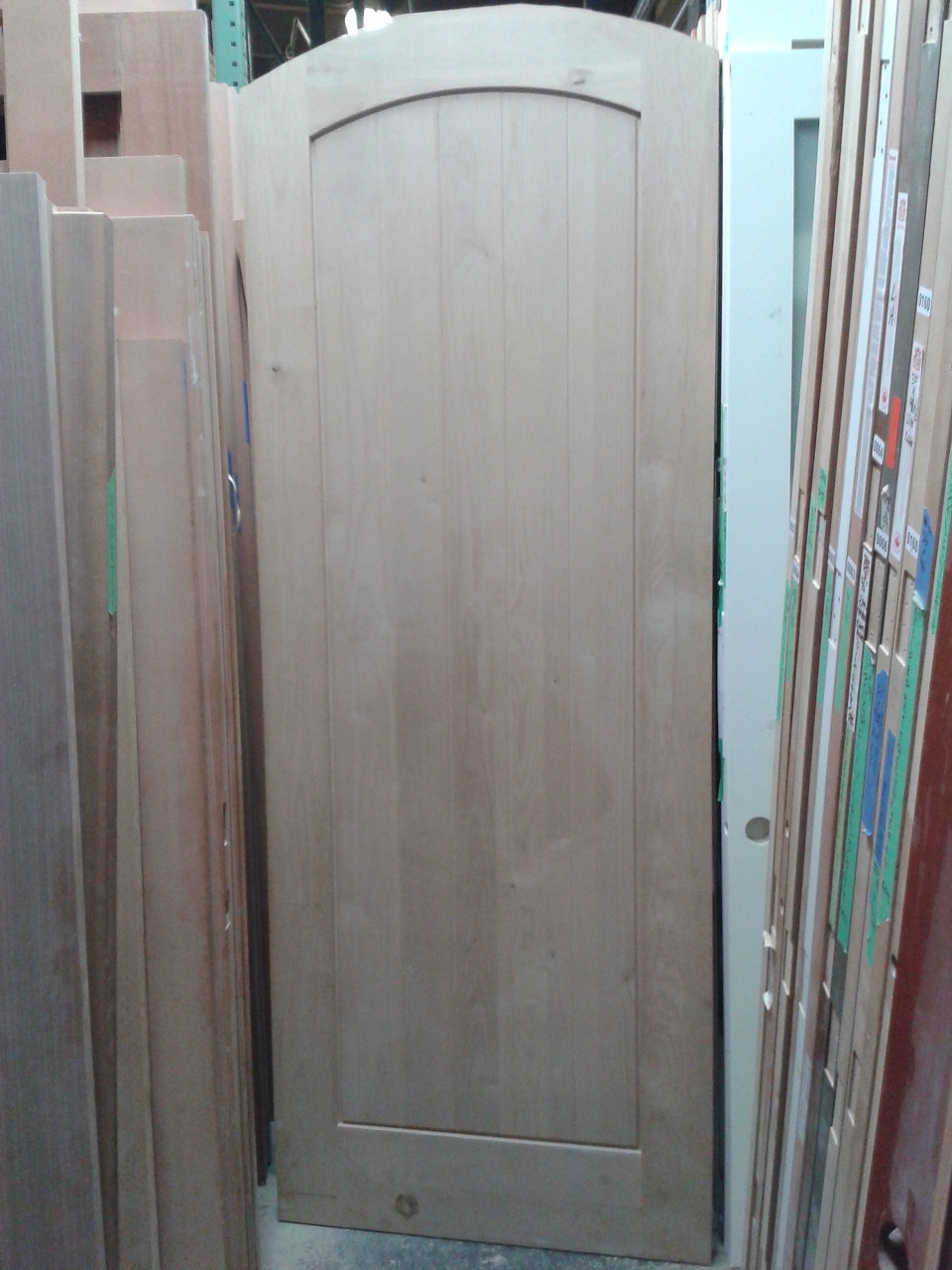 Facroy Direct Doors EXTERIOR ALDER 1 PANEL ARCH TOP