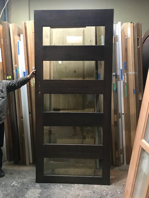 Facroy Direct Doors EXT SOLID VG FIR 5 LITE SHAKER PREFINISHED!