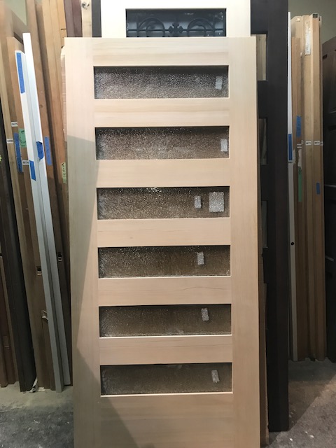 Facroy Direct Doors EXTERIOR SOLID VG HEMLOCK 6 LITE GRANITE 38 X 84