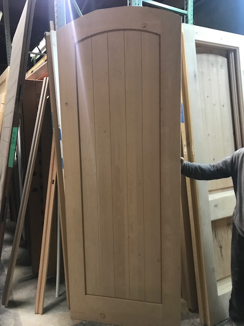 Facroy Direct Doors ARCH TOP 8 FOOT HIGH ALDER GROOVED
