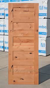 Facroy Direct Doors INTERIOR KNOTTY ALDER SHAKER 4 PANEL