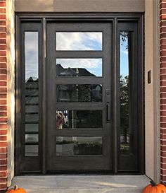 Facroy Direct Doors BLACK PAINTED 5 LITE SHAKER SDS