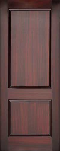 Facroy Direct Doors MAHOGANY 2 PANEL RAISE PANEL