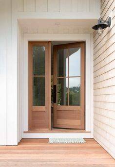 Facroy Direct Doors EXTERIOR ENGINEERED HEMLOCK VERTICAL GRAIN 1 PANEL SHAKER 3/4 4 LITE SIMULATED DIVIDED LITE