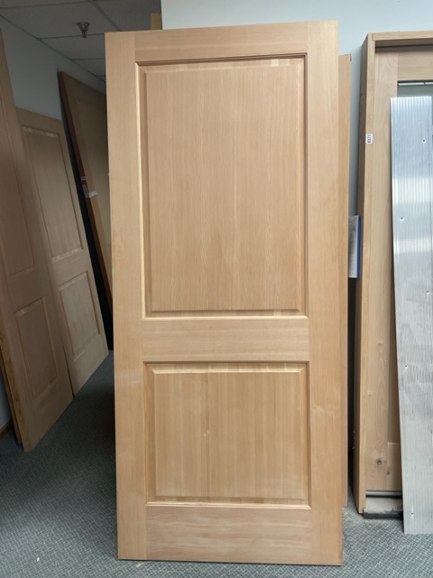 Facroy Direct Doors EXTERIOR ENGINEERED FIR VERTICAL GRAIN 2 PANEL RAISED PANEL