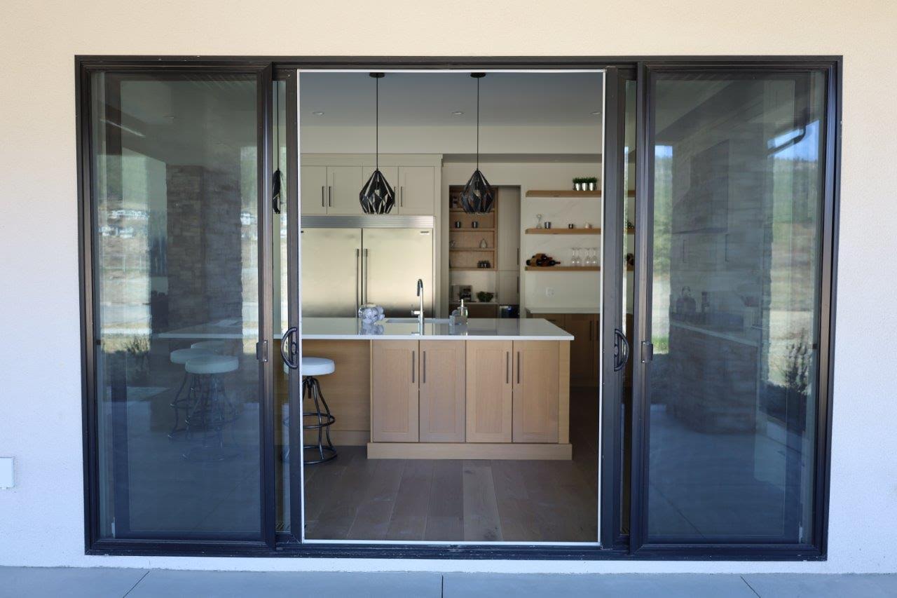 Facroy Direct Doors VINYL SLIDER BLACK IN 0XX0