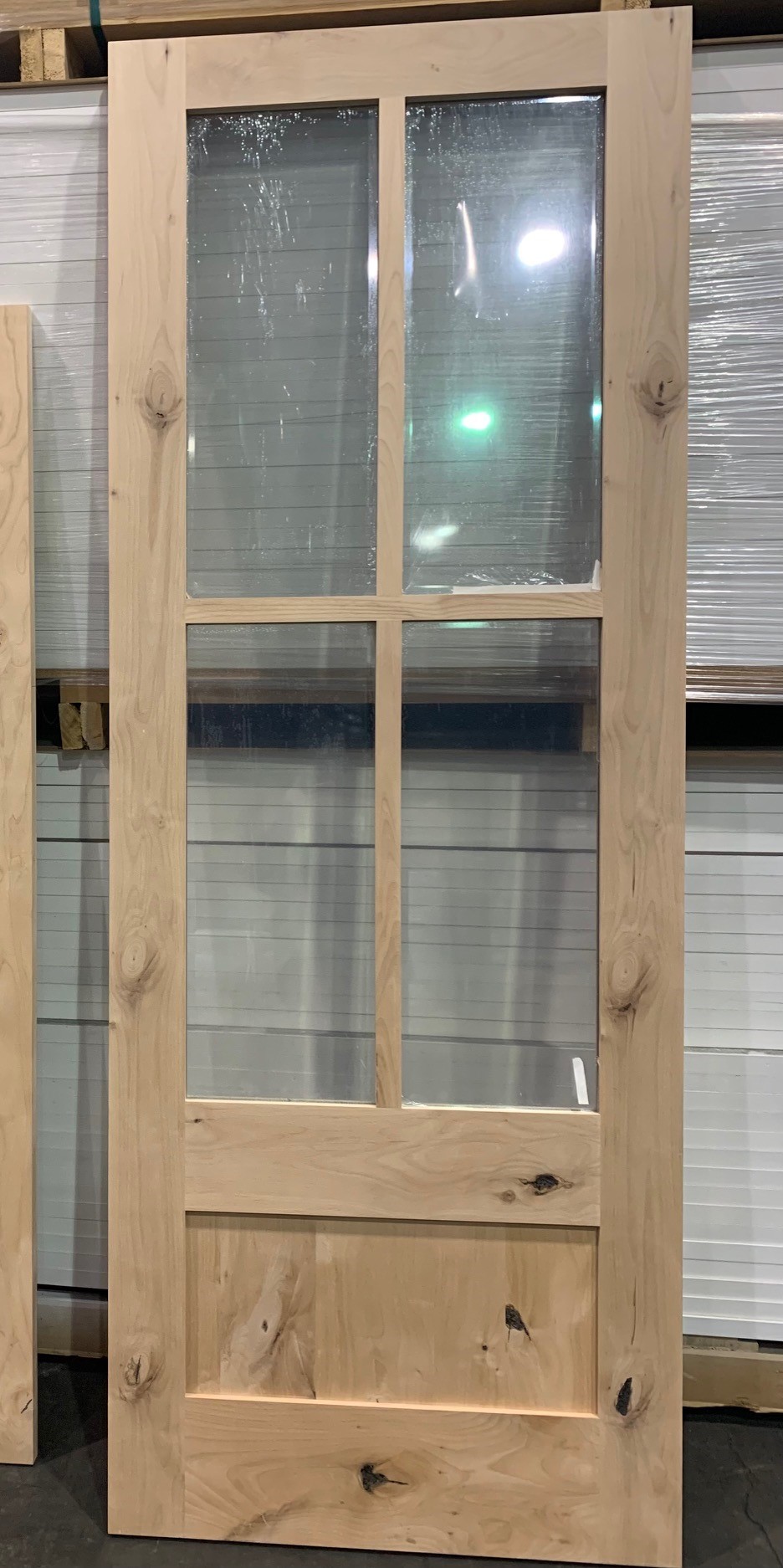 Facroy Direct Doors KNOTTY ALDER 4 LIGHT SHAKER